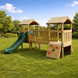 double toddler tower climbing frame