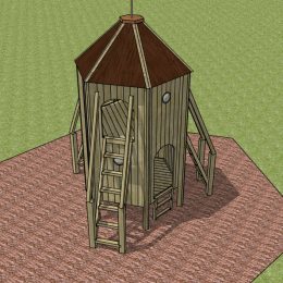 All Out Play Commercial Rocket playhouse