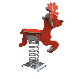 Deer springer toy for playgrounds