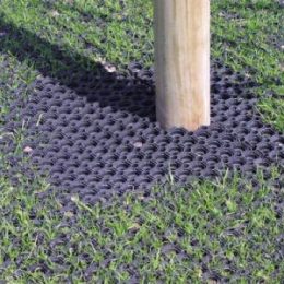 Safagrass recycled rubber grass mats for playgrounds