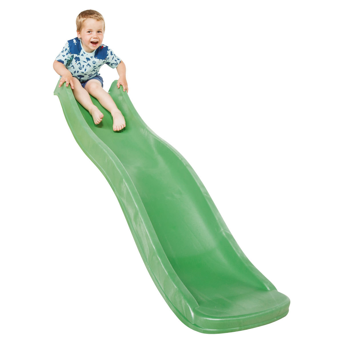 Green Blue Rabbit Play Outdoor Toddler Slide 4 Feet 
