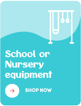 Play equipment for nurseries, schools, playgrounds, pubs, hotels, etc 