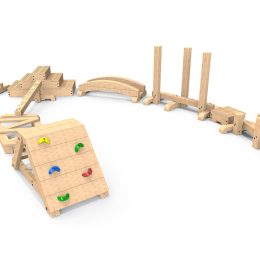Free Standing Wooden Trail 3 – 9 Items