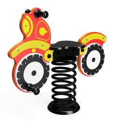 Motorbike playground rocker / springer