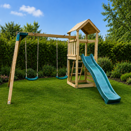 Active Explorer Scout with slide, ladder, climbing wall and swing module